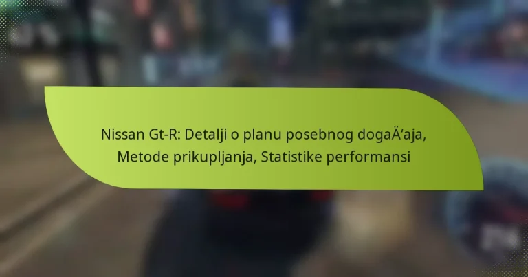 Nissan Gt-R: Detalji o planu posebnog događaja, Metode prikupljanja, Statistike performansi