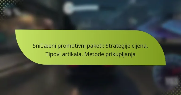 Sniženi promotivni paketi: Strategije cijena, Tipovi artikala, Metode prikupljanja